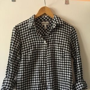 J. Crew plaid boyfriend shirt